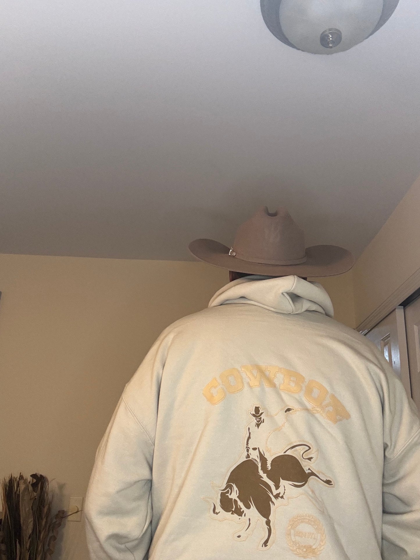 Beige/Tan HNWI Cowboy Hoodie