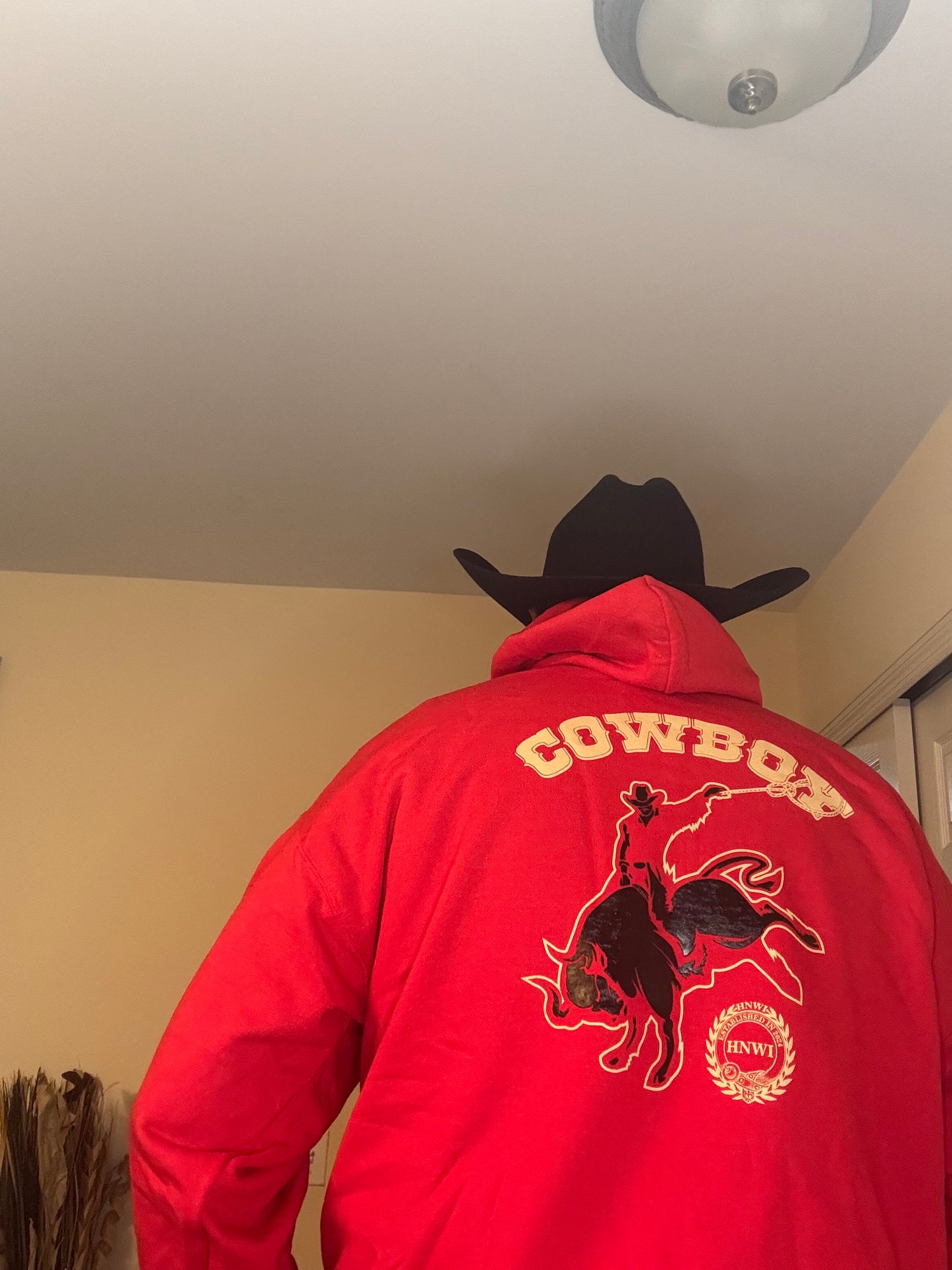 Red HNWI Cowboy Hoodie